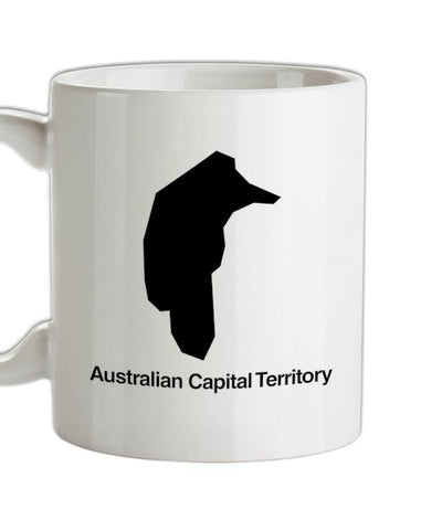 Australian Capital Territory Silhouette Ceramic Mug