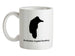 Australian Capital Territory Silhouette Ceramic Mug