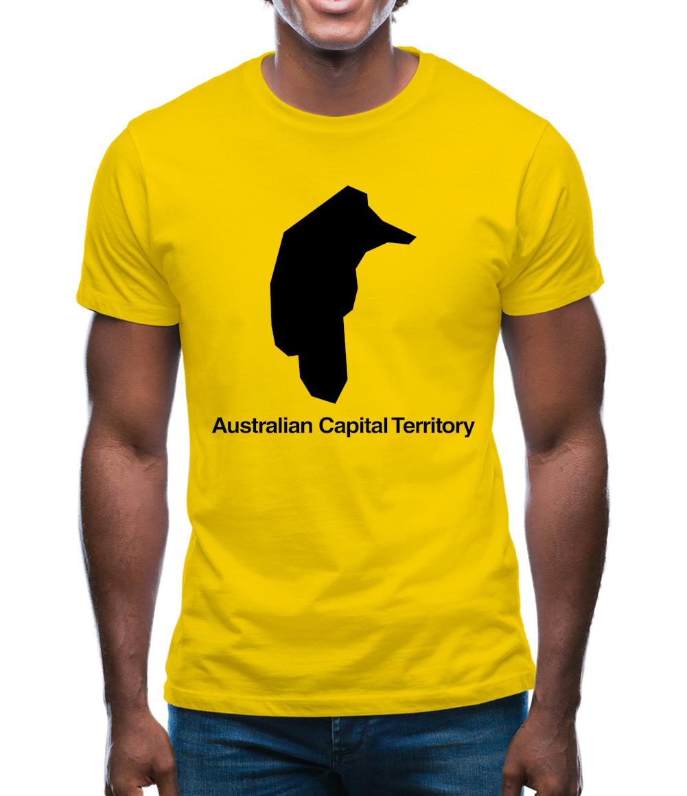 Australian Capital Territory Silhouette Mens T-Shirt