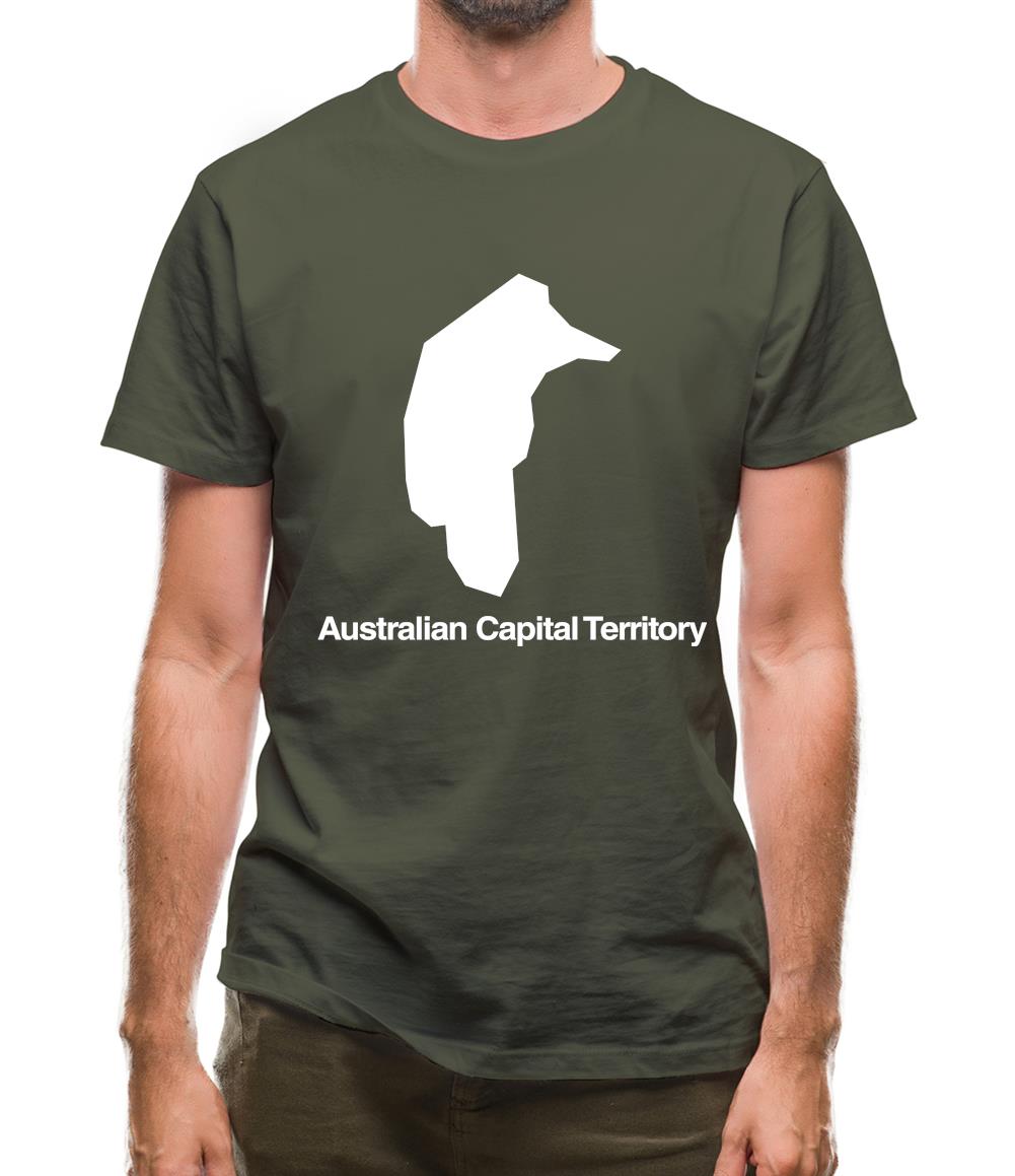 Australian Capital Territory Silhouette Mens T-Shirt