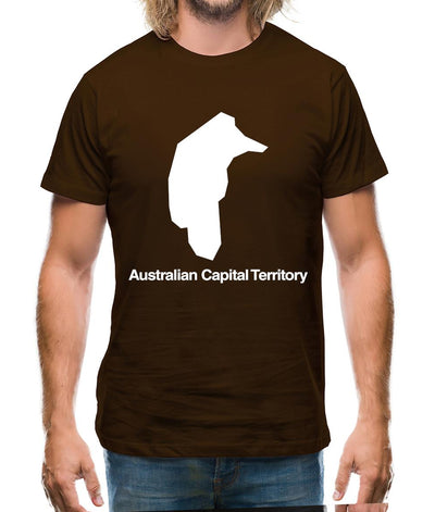 Australian Capital Territory Silhouette Mens T-Shirt