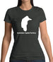 Australian Capital Territory Silhouette Womens T-Shirt
