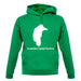 Australian Capital Territory Silhouette unisex hoodie