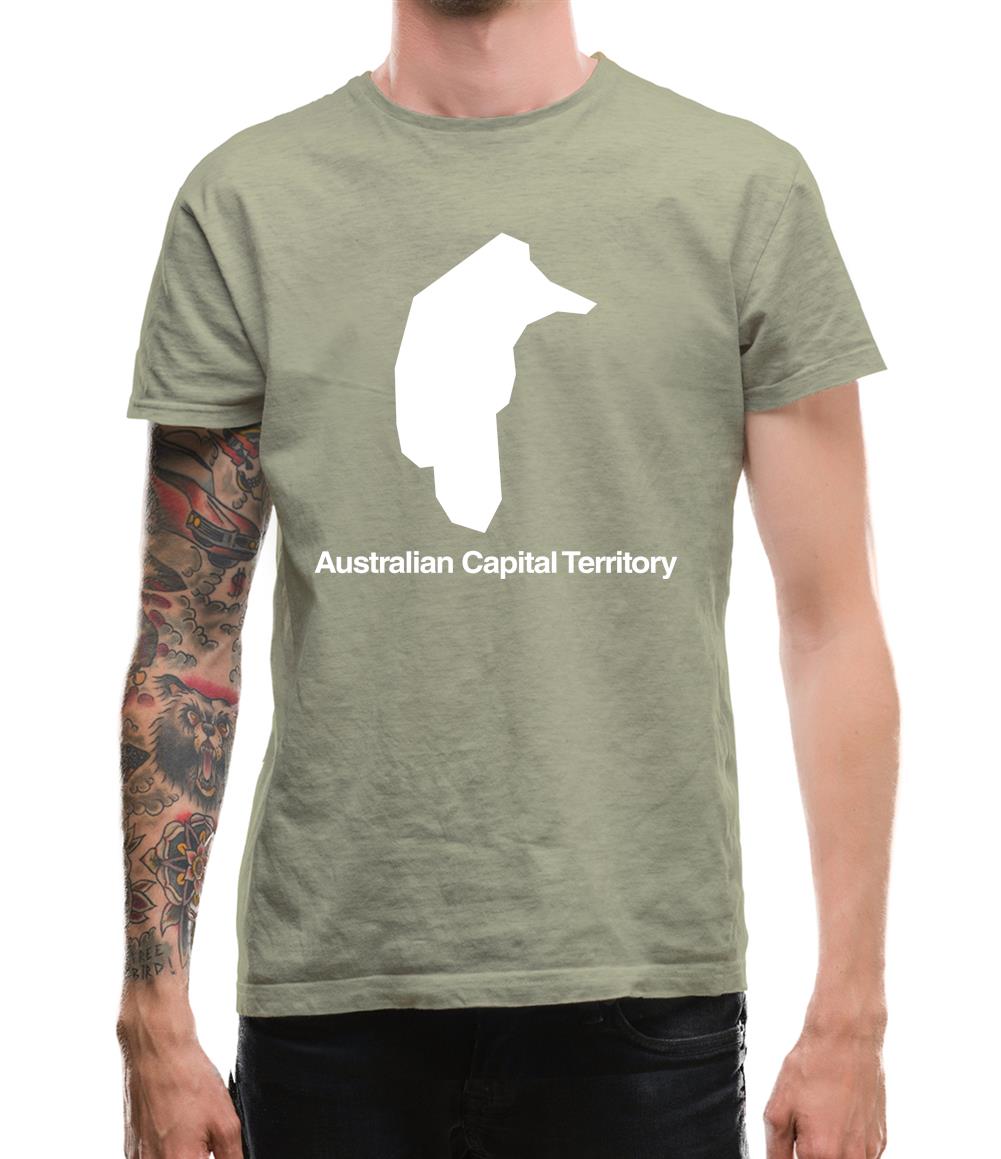 Australian Capital Territory Silhouette Mens T-Shirt