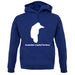 Australian Capital Territory Silhouette unisex hoodie