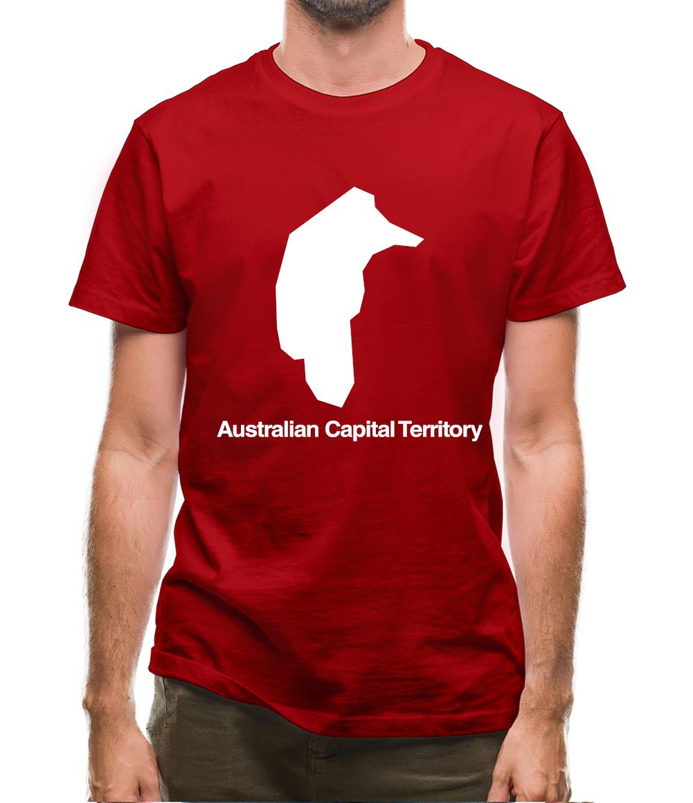Australian Capital Territory Silhouette Mens T-Shirt
