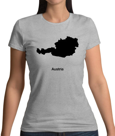Austria Silhouette Womens T-Shirt