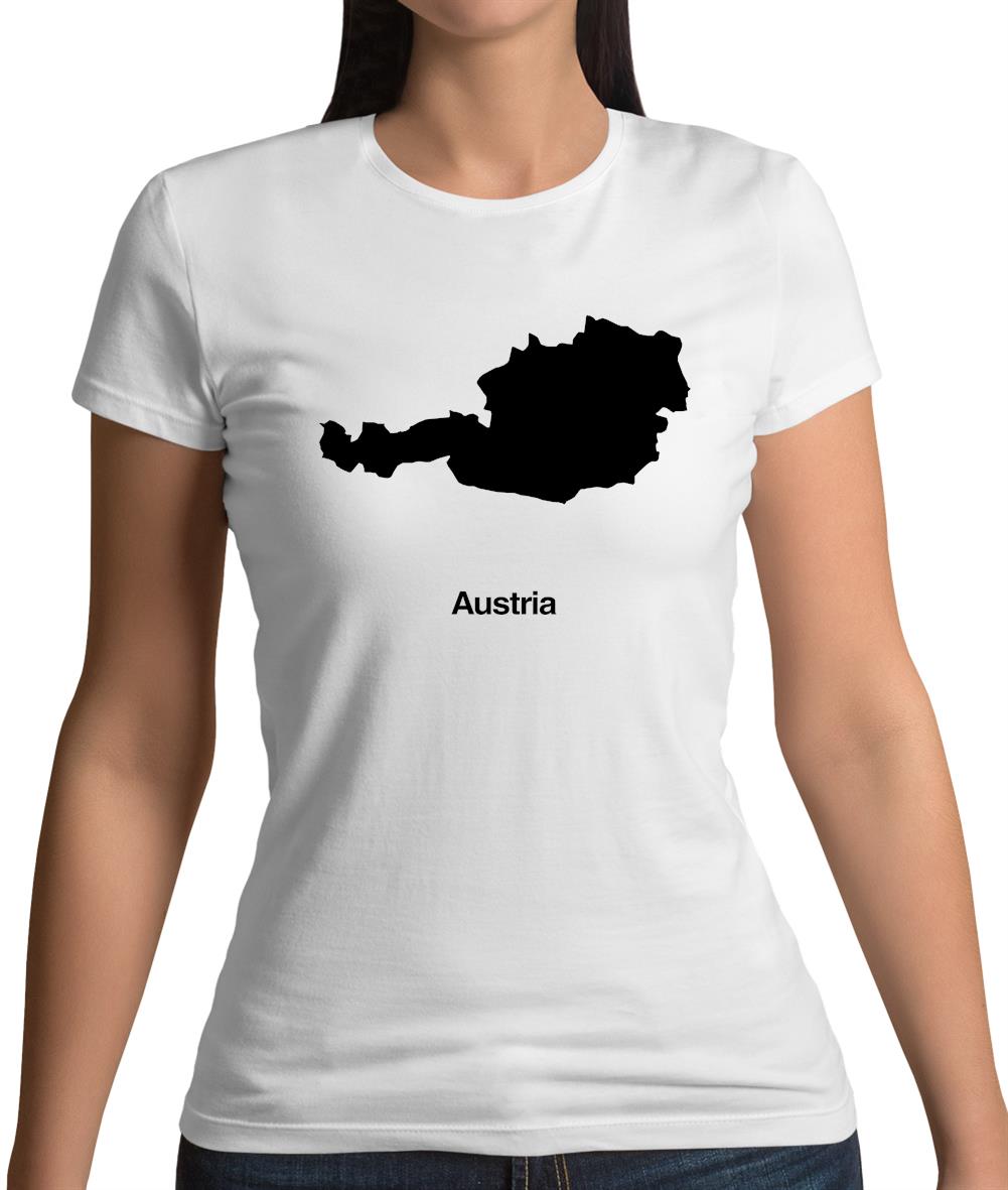 Austria Silhouette Womens T-Shirt