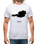 Austria Silhouette Mens T-Shirt