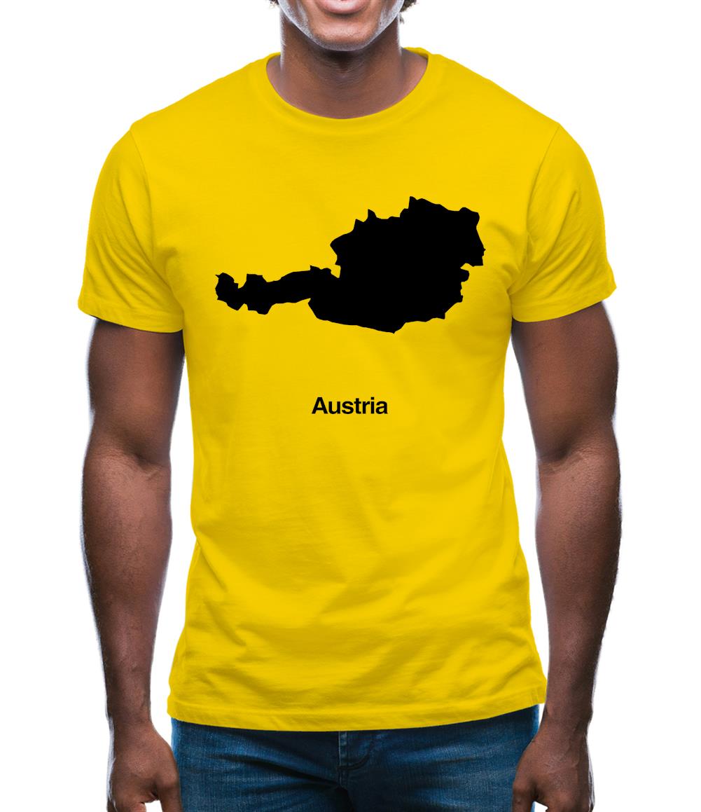 Austria Silhouette Mens T-Shirt