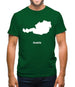 Austria Silhouette Mens T-Shirt