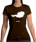 Austria Silhouette Womens T-Shirt