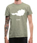 Austria Silhouette Mens T-Shirt