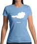 Austria Silhouette Womens T-Shirt