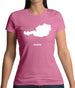 Austria Silhouette Womens T-Shirt