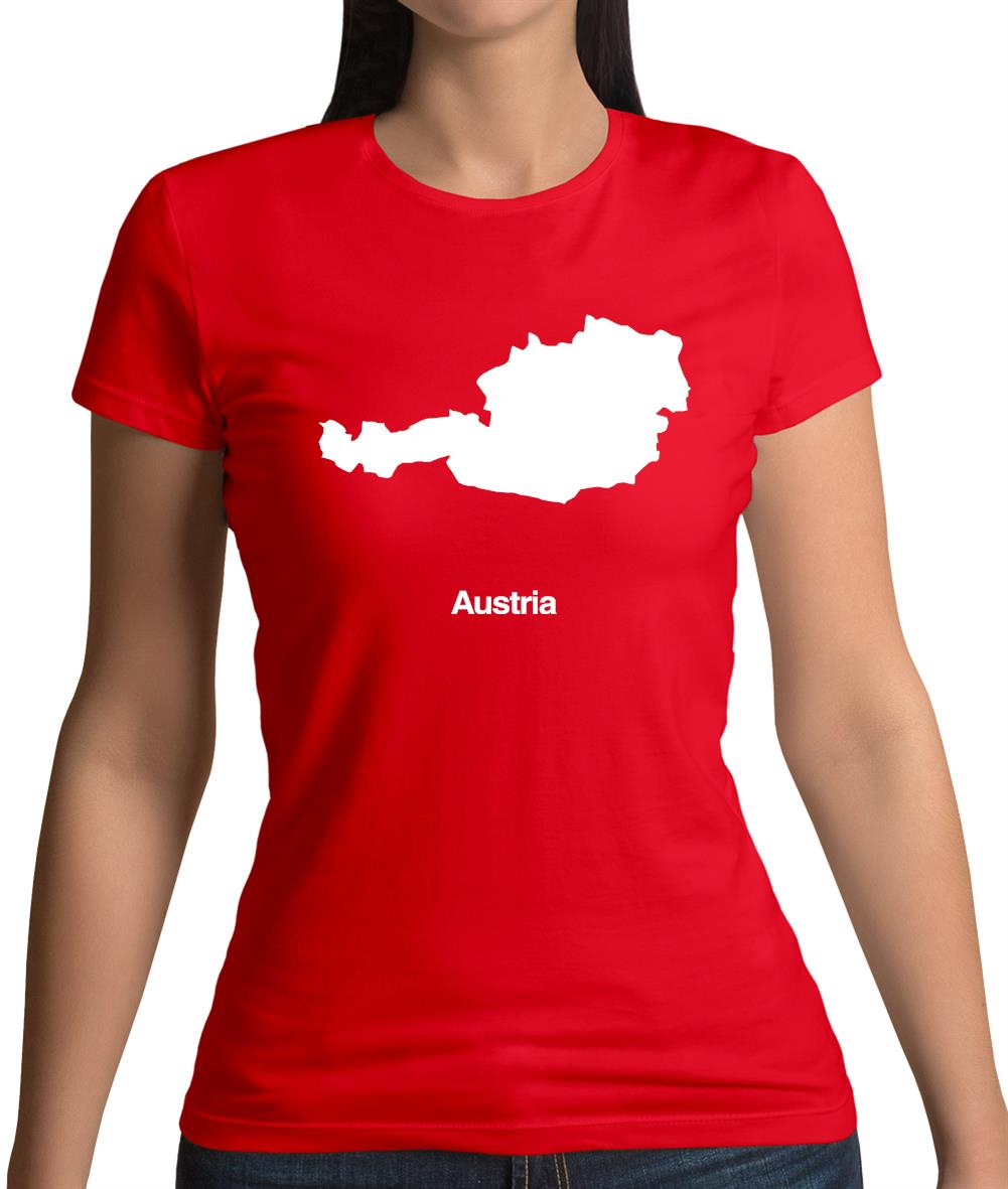 Austria Silhouette Womens T-Shirt