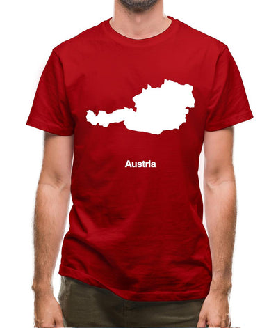Austria Silhouette Mens T-Shirt