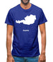 Austria Silhouette Mens T-Shirt
