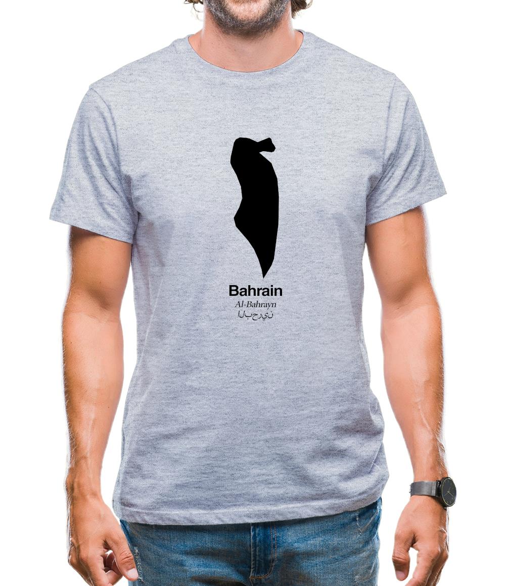 Bahrain Silhouette Mens T-Shirt