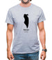 Bahrain Silhouette Mens T-Shirt