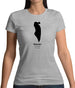 Bahrain Silhouette Womens T-Shirt