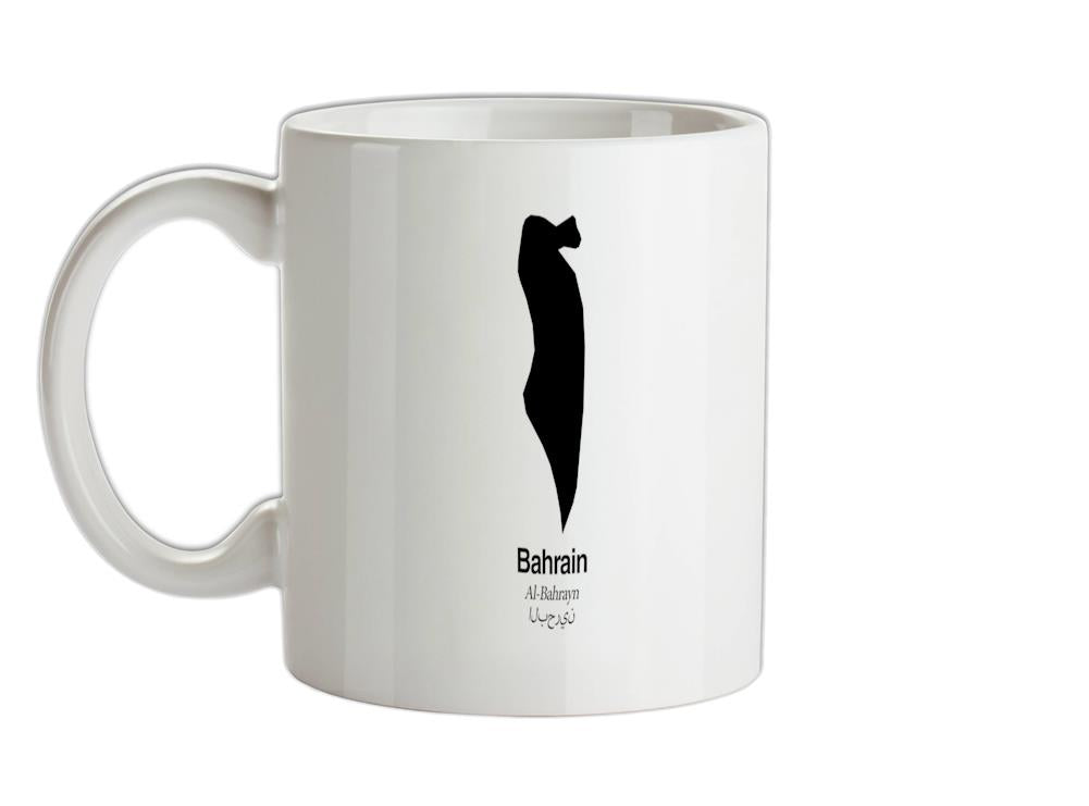 Bahrain Silhouette Ceramic Mug