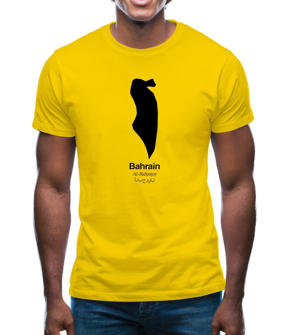 Bahrain Silhouette Mens T-Shirt