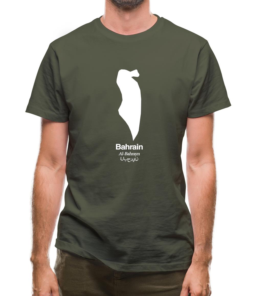 Bahrain Silhouette Mens T-Shirt