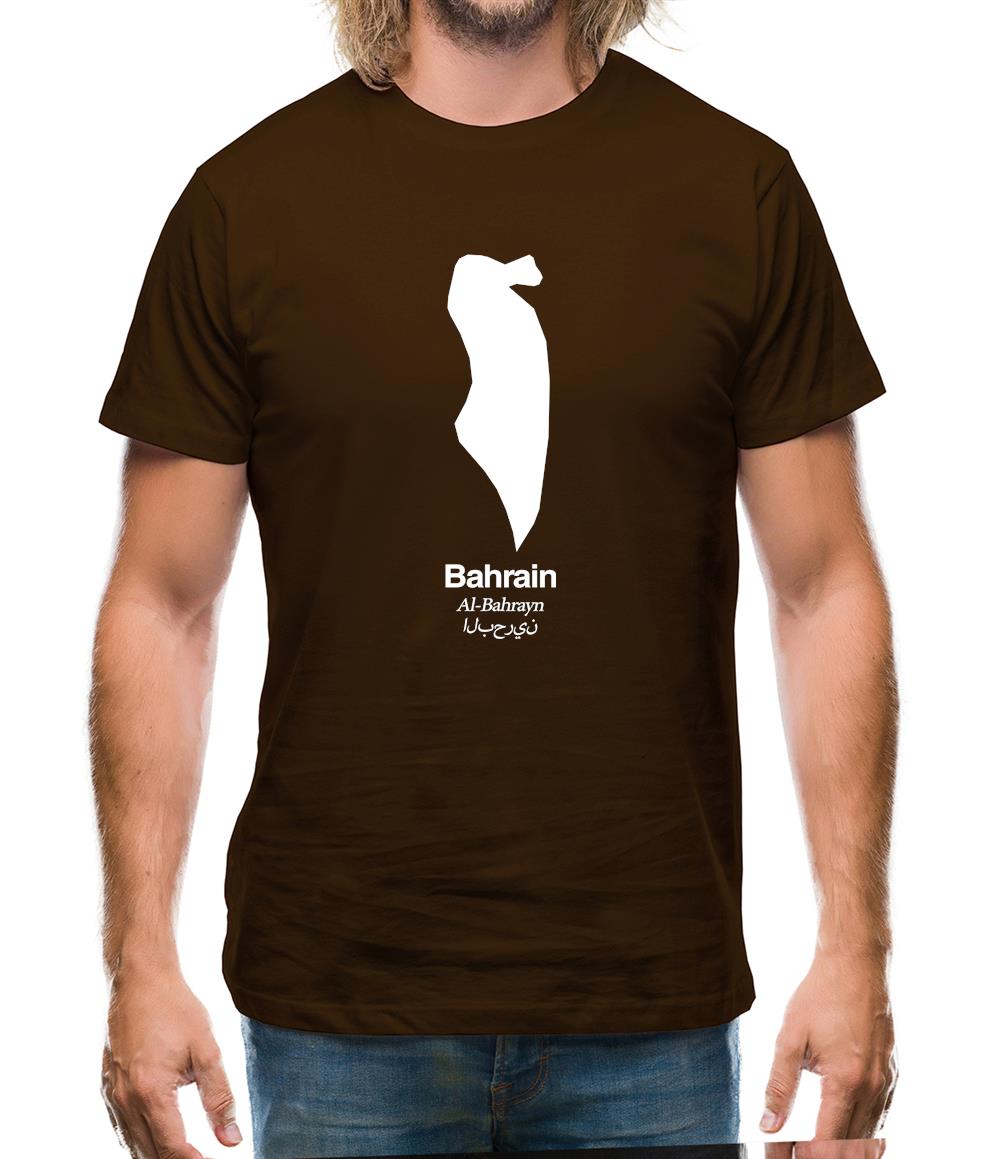 Bahrain Silhouette Mens T-Shirt