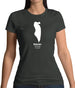 Bahrain Silhouette Womens T-Shirt