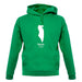 Bahrain Silhouette unisex hoodie