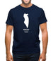 Bahrain Silhouette Mens T-Shirt