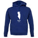 Bahrain Silhouette unisex hoodie