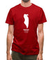 Bahrain Silhouette Mens T-Shirt