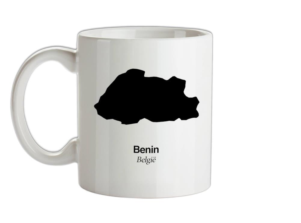 Benin Silhouette Ceramic Mug