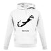 Bermuda Silhouette unisex hoodie