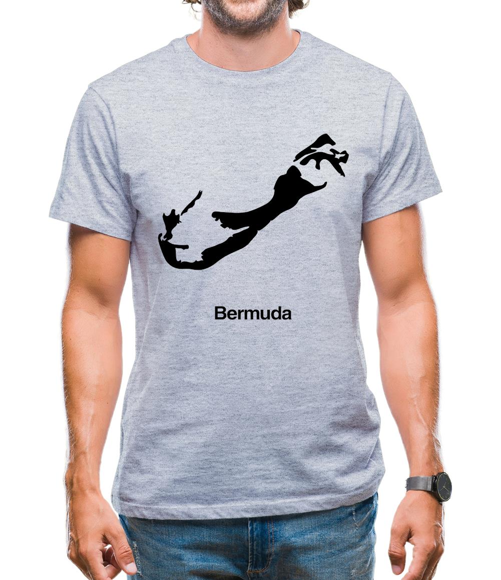 Bermuda Silhouette Mens T-Shirt