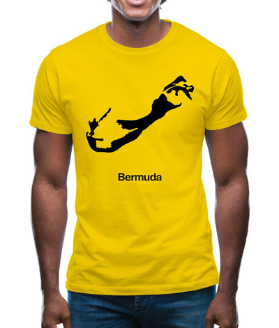 Bermuda Silhouette Mens T-Shirt