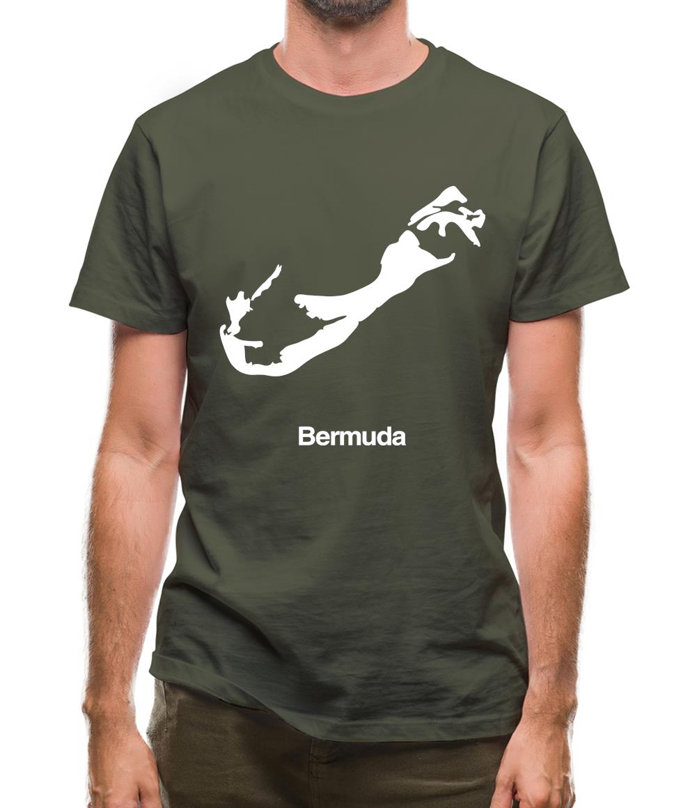 Bermuda Silhouette Mens T-Shirt