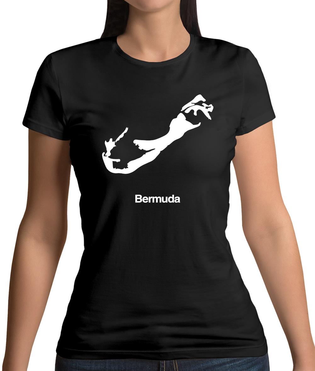 Bermuda Silhouette Womens T-Shirt