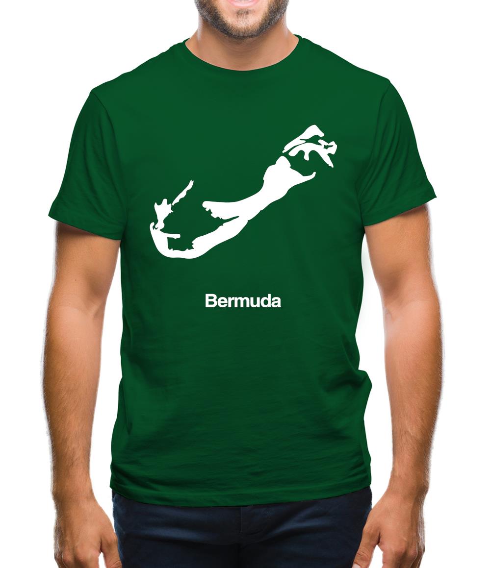 Bermuda Silhouette Mens T-Shirt