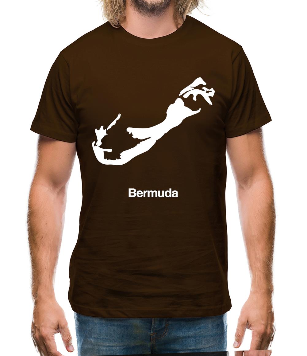 Bermuda Silhouette Mens T-Shirt