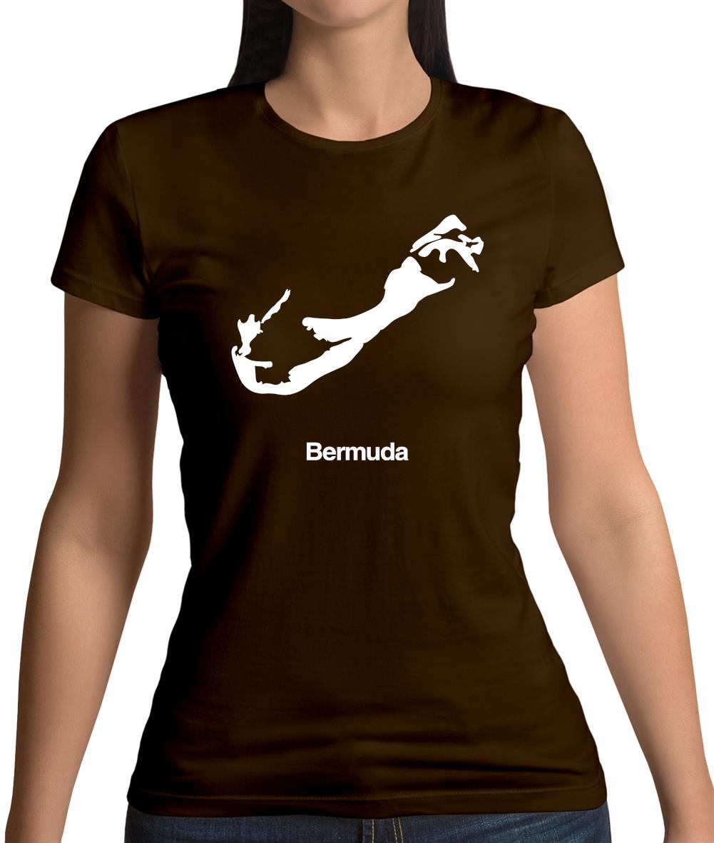 Bermuda Silhouette Womens T-Shirt