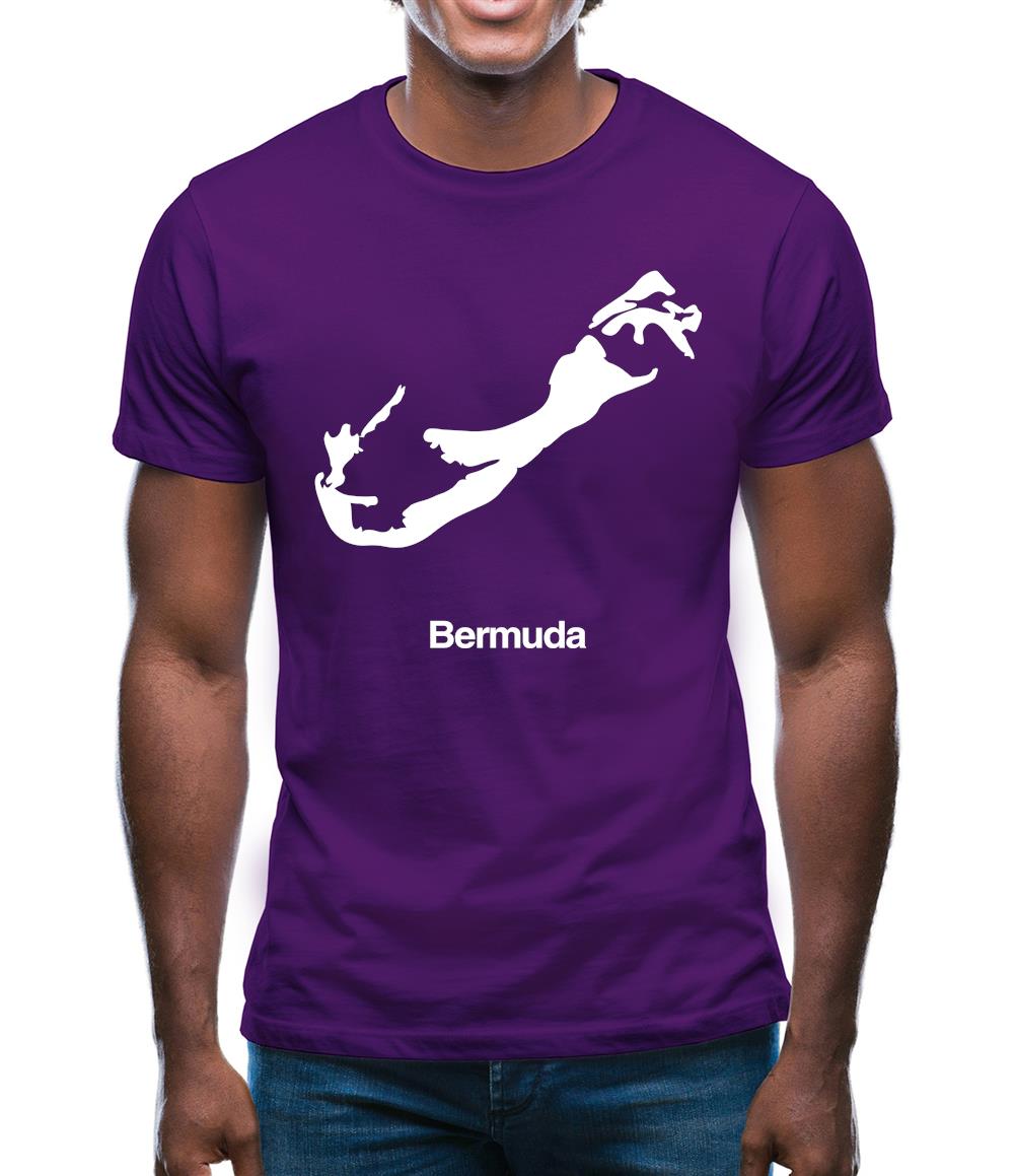 Bermuda Silhouette Mens T-Shirt