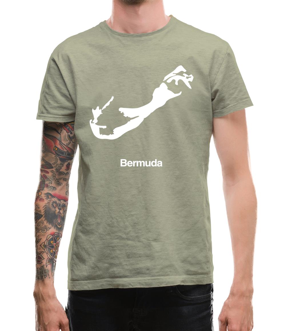 Bermuda Silhouette Mens T-Shirt
