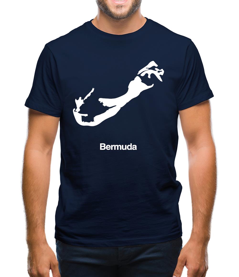 Bermuda Silhouette Mens T-Shirt