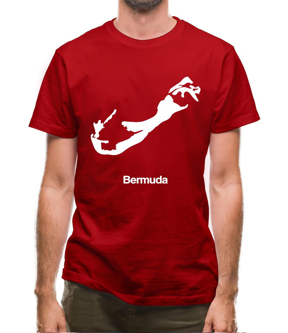Bermuda Silhouette Mens T-Shirt
