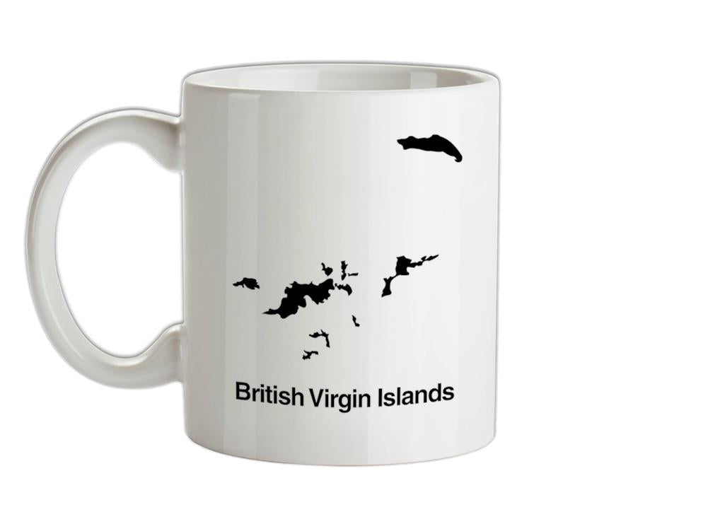 British Virgin Islands Silhouette Ceramic Mug
