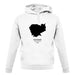 Cambodia Silhouette unisex hoodie