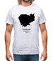 Cambodia Silhouette Mens T-Shirt